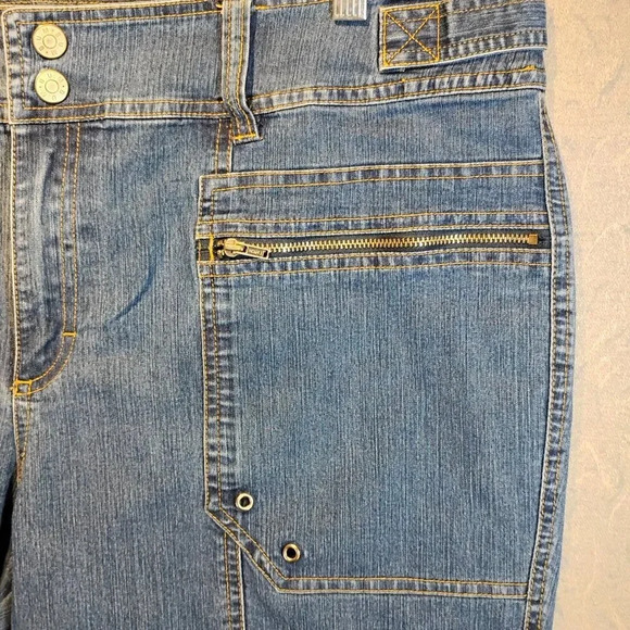 B.U.M. Women's Plus Stretch Denim Capri's in Size Plus 20 - Picture 5 of 13